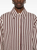 Camicia a strisce di miscela di cotone Alysi