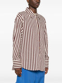 Camicia a strisce di miscela di cotone Alysi