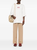 Maglietta in cotone ricamato Alysi