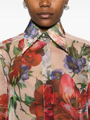 Dolce & Gabbana trykt silke skjorte