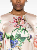 Dolce & Gabbana Flower Print Midi Dress