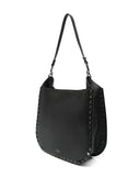 Valentino Garavani Rockstud Leather Hobo Bag