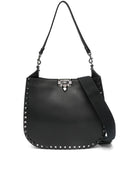 Valentino Garavani Rockstud Leather Hobo Bag