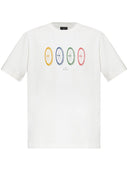 Ps By Paul Smith Bike Tyres Cotton T Shirt