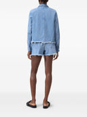 Giacca di cotone in denim chiusa