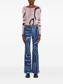 Pucci tryckt tyll t -shirt
