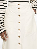 Gonna midi abbottonata da moncler