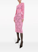 Dolce & Gabbana Lace Floral Sheath Dress