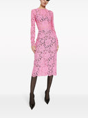 Dolce & Gabbana Lace Floral Sheath Dress