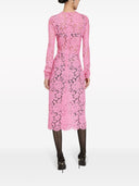 Dolce & Gabbana Lace Floral Sheath Dress