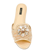 Dolce & Gabbana Rainbow Flat Lace Sandals