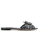 Dolce & Gabbana Rainbow Flat Lace Sandals