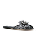 Dolce & Gabbana Rainbow Flat Lace Sandals