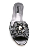 Dolce & Gabbana Rainbow Flat Lace Sandals