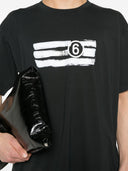 Mm6 Maison Margiela Printed Cotton T Shirt