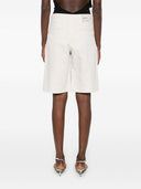 S Max Mara Linen And Cotton Blend Bermuda Shorts