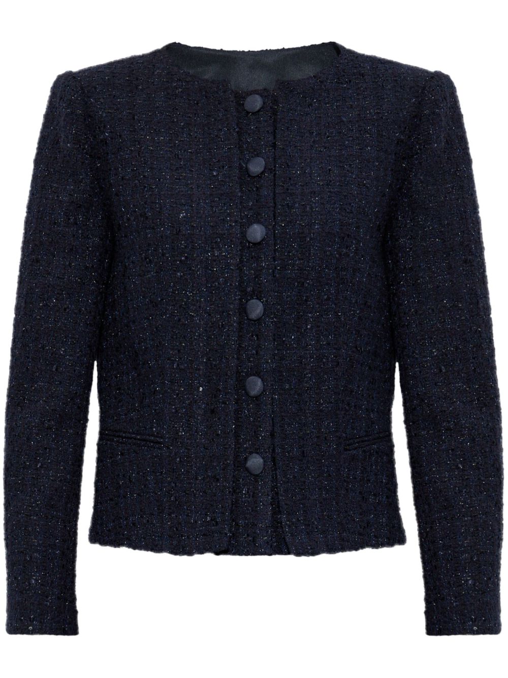 Emporio Armani Tweed Short Blazer Jacket