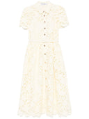 Midi -Kleid von Self -Porträt -Spitzenkragen