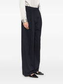 Emporio Armani bomulls brede benbukser