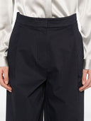 Emporio Armani bomulls brede benbukser