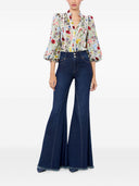 Alice + Olivia Arlette Silk Blend Blouse
