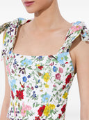 Alice + Olivia Clara Linen e miscela di cotone