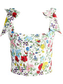 Alice + Olivia Clara Linen e miscela di cotone