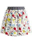 Alice + Olivia Haven Lin og Cotton Mini Nederdel
