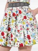 Alice + Olivia Haven Lin og Cotton Mini Nederdel