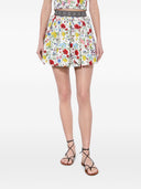 Alice + Olivia Haven Lin og Cotton Mini Nederdel