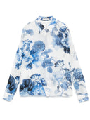 Alice + Olivia Willa trykt silkeskjorte