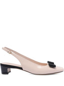 Ferragamo nye vara patentskinn slingback -pumper