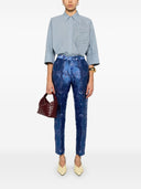 Brunello Cucinelli geborduurd katoenen shirt