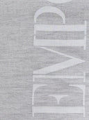 Emporio Armani Logo Cotton Blend Scarf