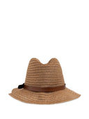 Sombrero de fedora de paja emporio armani