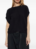 Top a maglia in cotone Emporio Armani