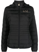 EA7 Logo Short Down Jacket