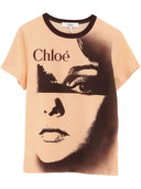 Chloè Wool Blend Printed T Shirt