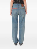 Jeans de algodón de mezclilla de Valentino