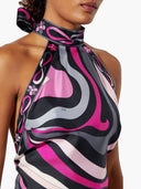 Top in seta stampata Pucci
