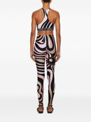 Pucci gedruckter Fitnessstudio -BH