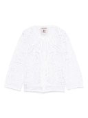 Cardigan di cotone adriana di semicouture