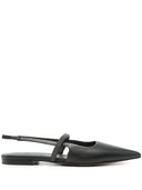 Pompe slingback in pelle di Brunello Cucinelli