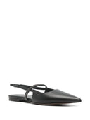 Pompe slingback in pelle di Brunello Cucinelli