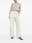 Brunello Cucinelli Leather Slingback Pumps