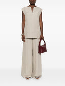 Max Mara Linen Wide Leg Trousers