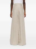 Max Mara Linen Wide Leg Trousers
