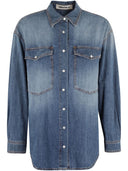Semicouture Valeriane Denim Cotton Shirt
