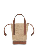 Roger Vivier Viv Skate Rafia Bucket Bag