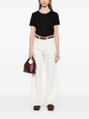 S Max Mara Embroidered Cotton T Shirt